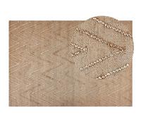 Jute Area Rug 160 x 230 cm Beige DADAY