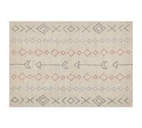 Rug DISPUR Beige 160 x 230 cm Cotton