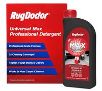 Rug Doctor Universal Max Professional Carpet Cleaner Solution | Removes Wine, Blood, Make-up and Motor Oil - 3x Coverage - Professional Grade Formula for Standard Carpet Cleaning Machines, 1Litre