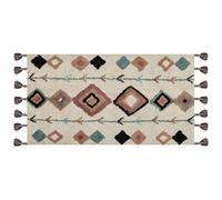 Rug ESKISEHIR Beige 80 x 150 cm Cotton