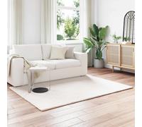 Rug Faux Rabbit Fur Cream 120x170cm Polyester Anti-Slip Warm Cozy Indoor Plushy