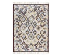 Beliani Rug Fener Multicolour 140 X 200 Cm Jute