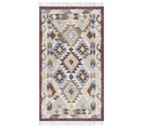 Beliani Rug Fener Multicolour 80 X 150 Cm Jute