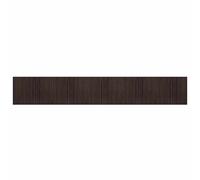 Rug Floor Mat Area Carpet Runner Rectangular Dark Brown Bamboo vidaXL