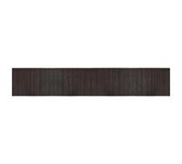 Rug Floor Mat Area Carpet Runner Rectangular Dark Brown Bamboo vidaXL