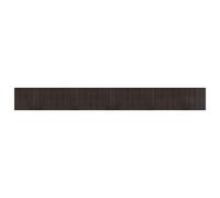 Rug Floor Mat Area Carpet Runner Rectangular Dark Brown Bamboo vidaXL