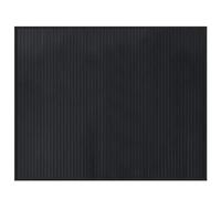 Rug Floor Mat Area Hallway Carpet Runner Rectangular Black Bamboo vidaXL