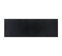Rug Floor Mat Area Hallway Carpet Runner Rectangular Black Bamboo vidaXL