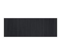 Rug Floor Mat Area Hallway Carpet Runner Rectangular Black Bamboo vidaXL