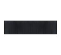 Rug Floor Mat Area Hallway Carpet Runner Rectangular Black Bamboo vidaXL