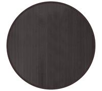 Rug Floor Mat Area Hallway Carpet Runner Round Dark Brown Bamboo vidaXL