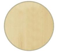 (light natural, 60 cm) vidaXL Rug Floor Mat Area Rug Kitchen Hallway Carpet Runner Mat Round Bamboo