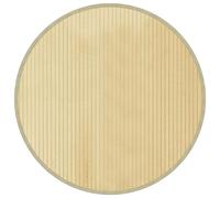 vidaXL Rug Floor Mat Area Rug Hallway Carpet Runner Round Light Natural Bamboo