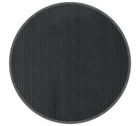 vidaXL Rug Floor Mat Area Rug Kitchen Hallway Carpet Runner Round Grey Bamboo