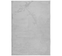 Rug Fluffy Carpet Area IZA Short Pile Scandinavian Look Grey vidaXL