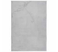 Rug Fluffy Carpet Area IZA Short Pile Scandinavian Look Grey vidaXL