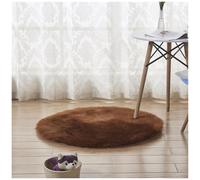 Rug for Living Room, Shag Rug Super Soft Washable Fluffy Rugs Indoor Carpet for Bedroom Home Dorm(Brown,120cm)