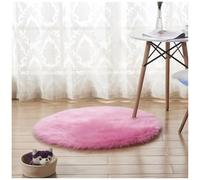 Rug for Living Room, Shag Rug Super Soft Washable Fluffy Rugs Indoor Carpet for Bedroom Home Dorm(Pink,110cm)