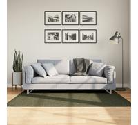 Rug Forest Green 120x170 cm 100% Polyester Soft Fluffy Short Pile Modern Indoor