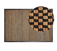 Rug GERCE Black 140 x 200 cm Jute