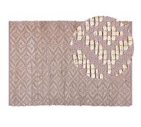 Rug GERZE Pink 160 x 230 cm Cotton