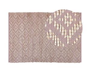 Rug GERZE Pink 160 x 230 cm Cotton