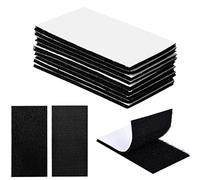 Rug Gripper 10 Pieces Sofa Cushion Fasteners Self Adhesive Couch Cushion Pads Double Sided Hook Loop Tape Pads Non-slip Mat Anti-skid Stickers for Wooden and Hard Floors Fixed Rug Sofa Pads(Square)