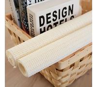 Rug Gripper 65 x 200 cm Waterproof, with Reusable & Odor-Free, Cut-To-Size, Washable, Customisable Size, PVC Antislip Rug Pads Mat Slip Resistant Rugs Pad for The Kitchen, Home, White