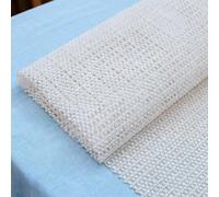 Rug Gripper 70 x 250 cm Waterproof, with Reusable & Odor-Free, Cut-To-Size, Washable, Customisable Size, Under Carpet Anti Skid Mats, PVC Antislip Rug Mat for The Kitchen, Home, White