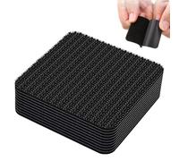 Rug Gripper For Carpeted Floor 20pcs From Rug To Carpet Stop Slipping Grippers 5 x 5 cm Washable Reusable Carpet Non Slip Sticky Grips For Carpeted Floor Stair Sofa Cushion Car Boot Liners