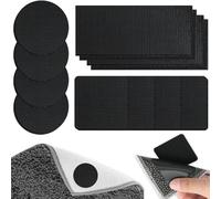 Rug Gripper for Carpeted Floor, 54PCS Stop Rugs from Sliding on Carpet, Washable Reusable Sticky Grips for Carpeted Hardwood Floor Sofa Cushion Car Boot Liners (54, 3 size)