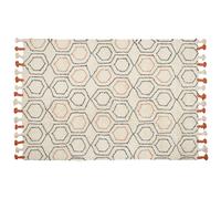 Rug HAJIPUR Beige 160 x 230 cm Cotton