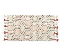 Rug HAJIPUR Beige 80 x 150 cm Cotton