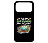Rug Hooking: Happy Rug Hookers Wool the World Case for iPhone 17 Pro Max