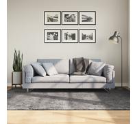 vidaXL Rug HUARTE Short Pile Soft and Washable Anthracite 160x230 cm