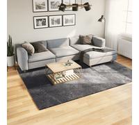 Rug HUARTE Short Pile Soft and Washable Anthracite 200x280 cm