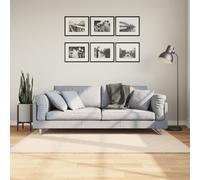 Rug HUARTE Short Pile Soft and Washable Beige 120x170 cm