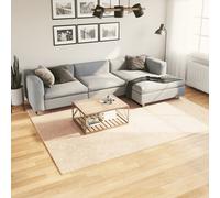 Rug HUARTE Short Pile Soft and Washable Beige 200x280 cm