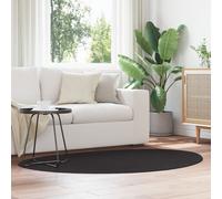 Rug ""HUARTE"" Short Pile Soft and Washable Black 120x170 cm Berkfield Home Black Medium