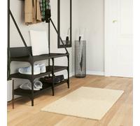 Rug HUARTE Short Pile Soft and Washable Cream 60x110 cm
