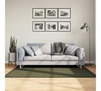 Rug HUARTE Short Pile Soft and Washable Forest Green 120x170 cm Berkfield Home Green Medium