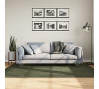 Rug HUARTE Short Pile Soft and Washable Forest Green 140x200 cm Berkfield Home Green Medium