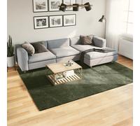 Rug HUARTE Short Pile Soft and Washable Forest Green 200x280 cm Berkfield Home Green Medium