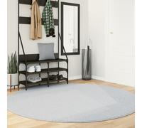 Rug HUARTE Short Pile Soft and Washable Grey √ò 200 cm Berkfield Home Grey Medium