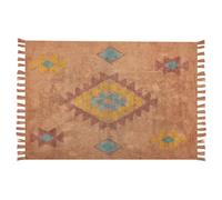 Rug IGDIR Orange 140 x 200 cm Cotton
