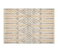 Rug KADAPA Beige 160 x 230 cm Cotton