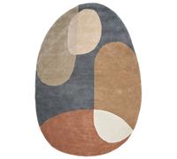 Beliani Rug KAFAR Multicolour 160x230 cm Viscose, Multi