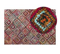 Rug KAISERI Multicolour 140 x 200 cm Cotton