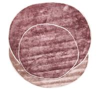 Beliani Rug KANRACH Pink 200 x 200 cm Viscose, Pink