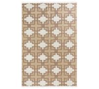 Beliani Rug Konurtay Beige 200 X 300 Cm Jute